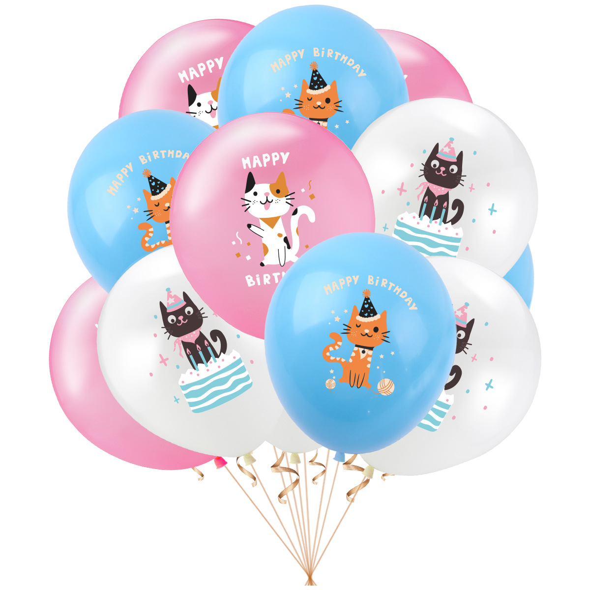 Pet Supplies Discount - 12inch Cartoon Dog Cat Latex Balloon