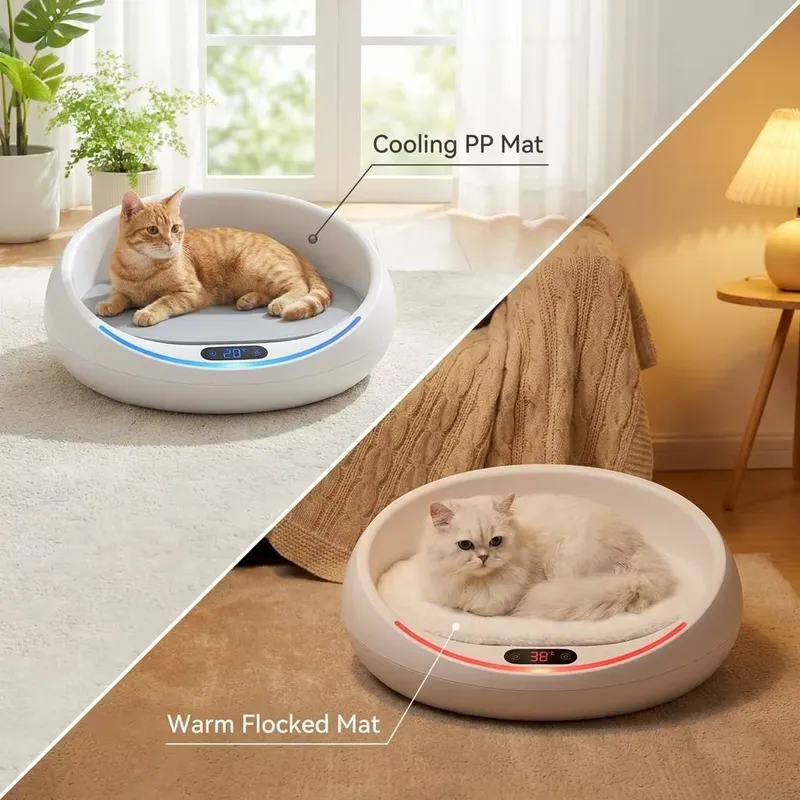 Dog Cooling Mat - Smart Thermostatic Plastic Pet Bed with