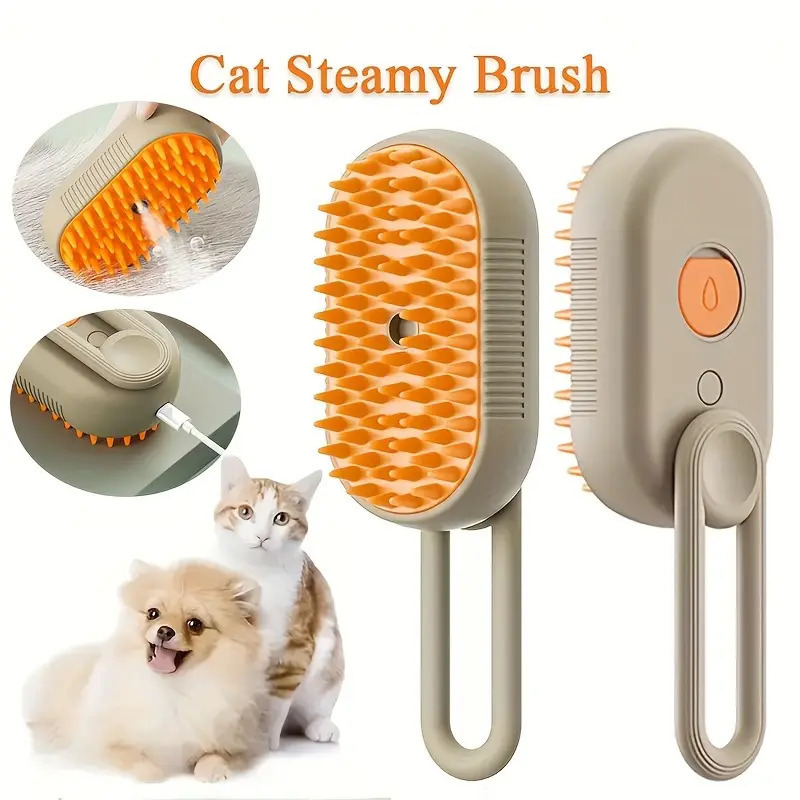 Pet Supplies Dropshipping - Pet Steam Spray Comb for Detangling