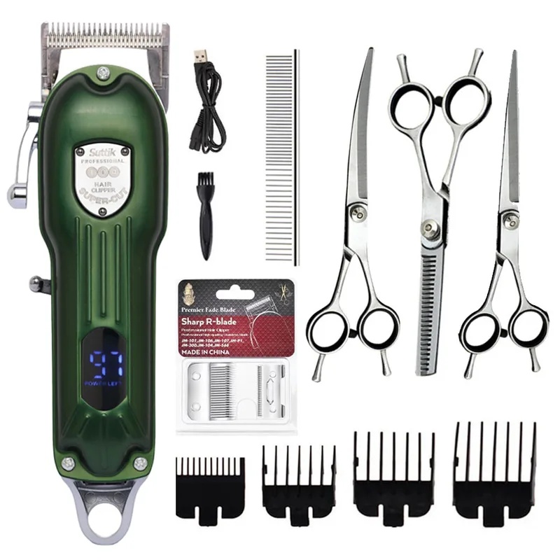 Pet Supplies Grooming Hours - Professional All‑Metal Rechargeable Pet Hair Clipper