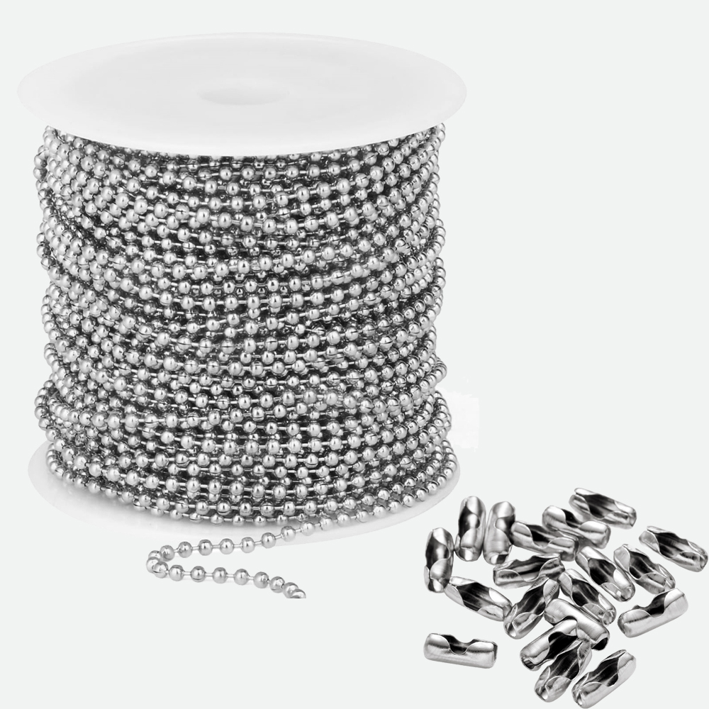Pet Supplies Discount - 10m Stainless Steel Bead Ball Chains