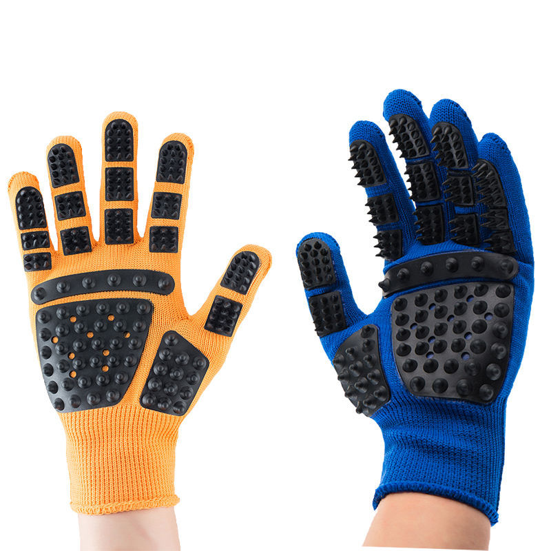 Cat Grooming Glove Dog Massage - огляд і ціна Pet Supplies Grooming Hours