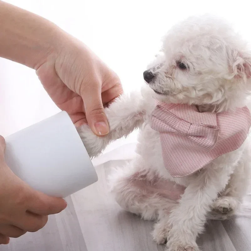 Automatic Pet Foot Washer Cup  - огляд і ціна Dog Paw Cleaner