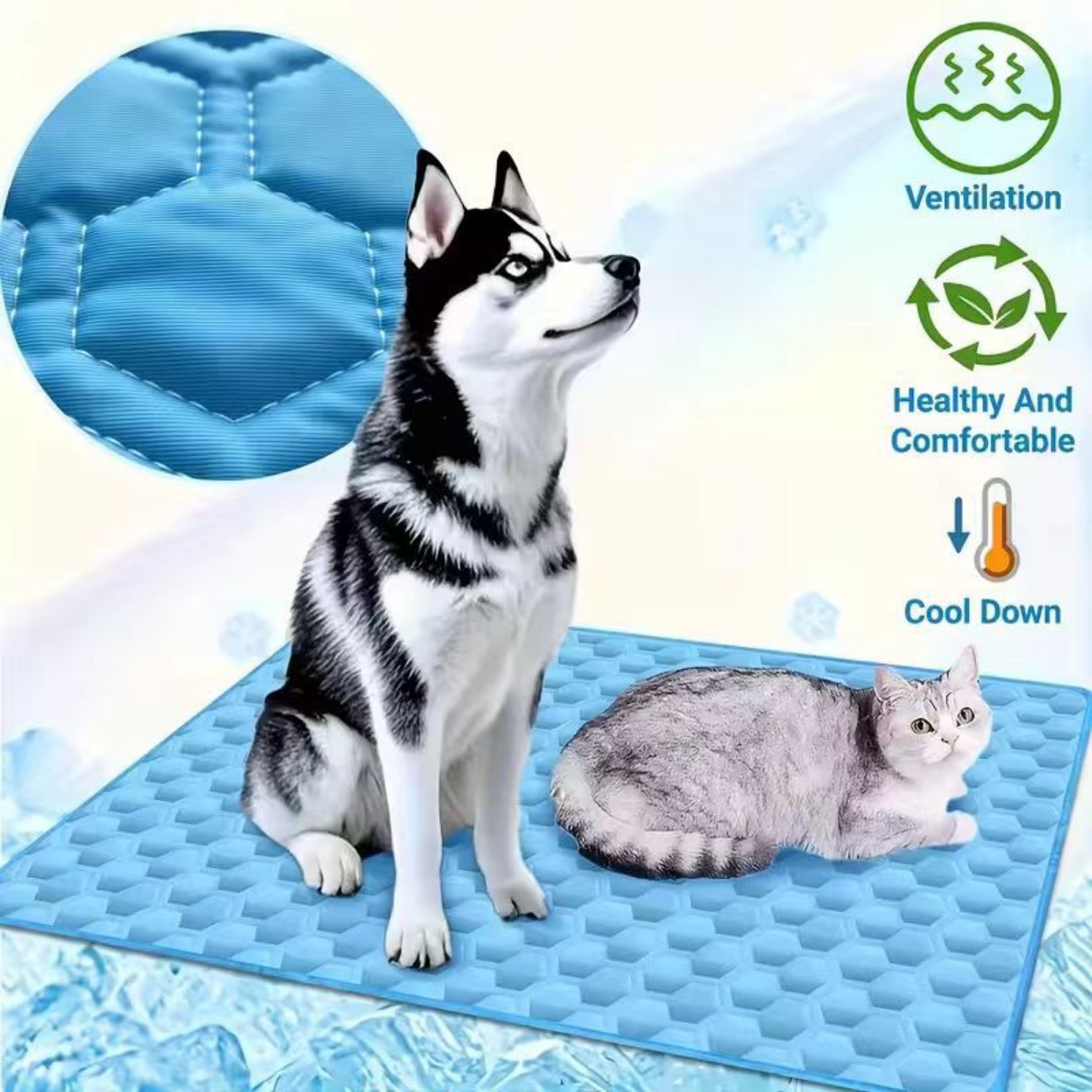 Summer Pet Cooling Mat Breatha - огляд і ціна Dog Cooling Mat