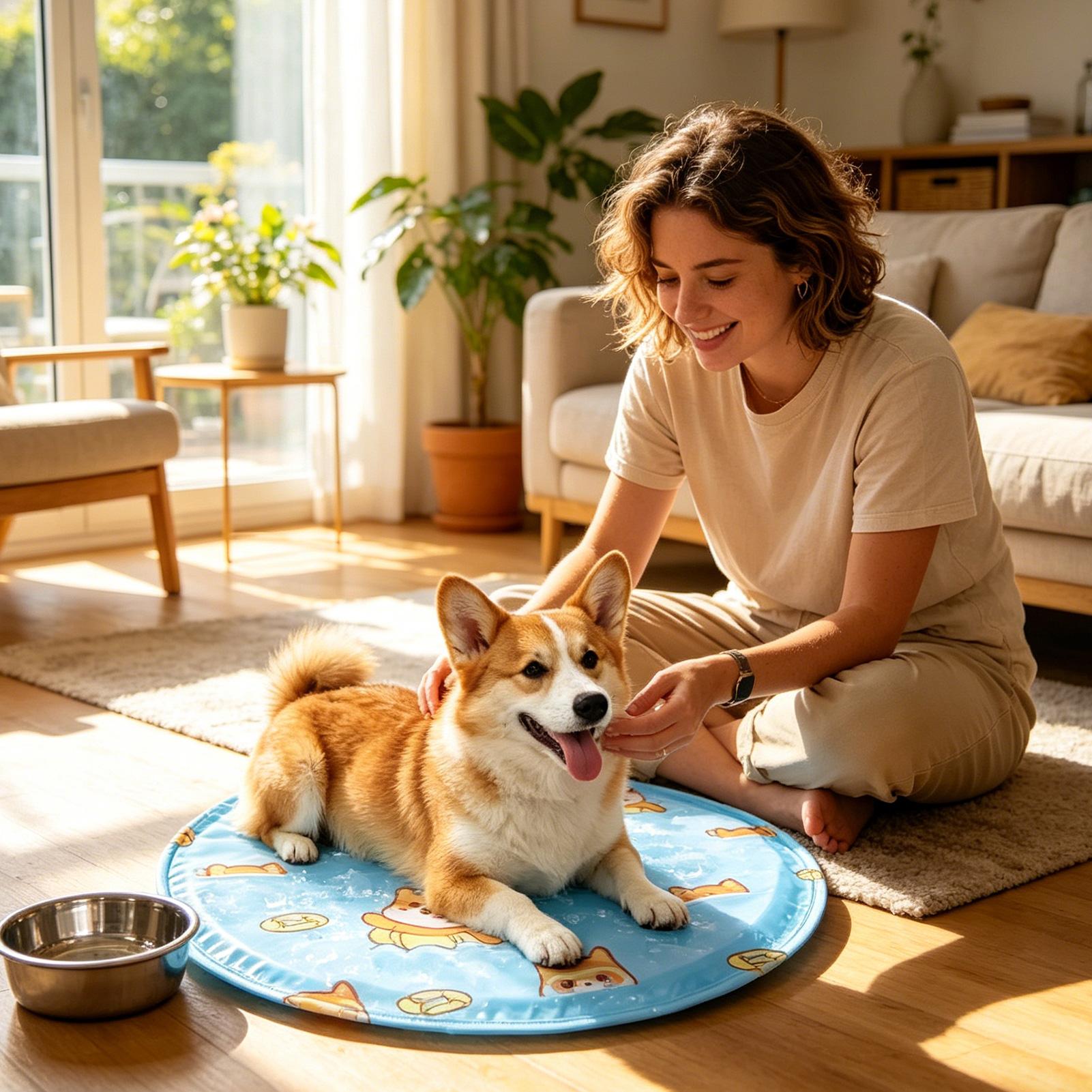 Dog Cooling Gel Mat Comfortabl - огляд і ціна Dog Cooling Mat