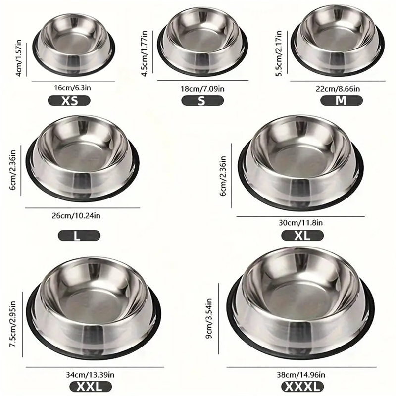 Non-slip Stainless Steel Dog B - огляд і ціна Pet Supplies Dropshipping