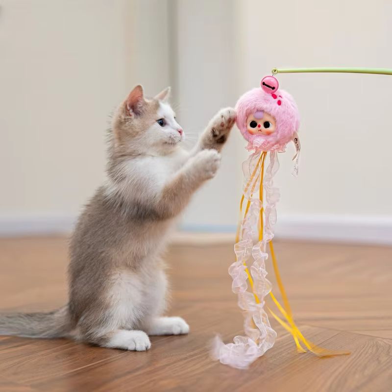 New Baby Three Cat Teasing Sti - огляд і ціна Pet Supplies Usa