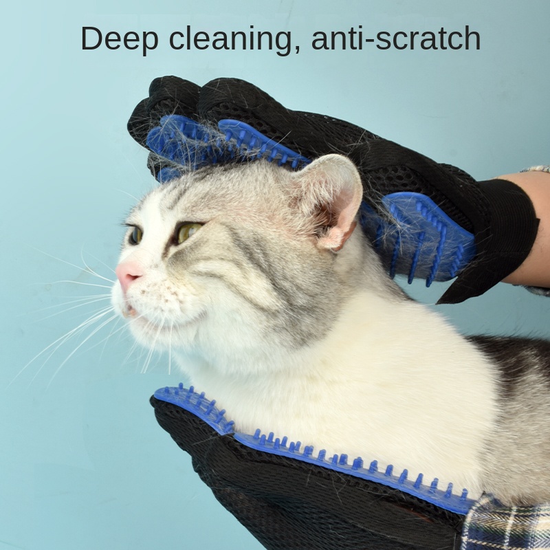 Silicone Pet Grooming Gloves C - огляд і ціна Pet Supplies Grooming Hours