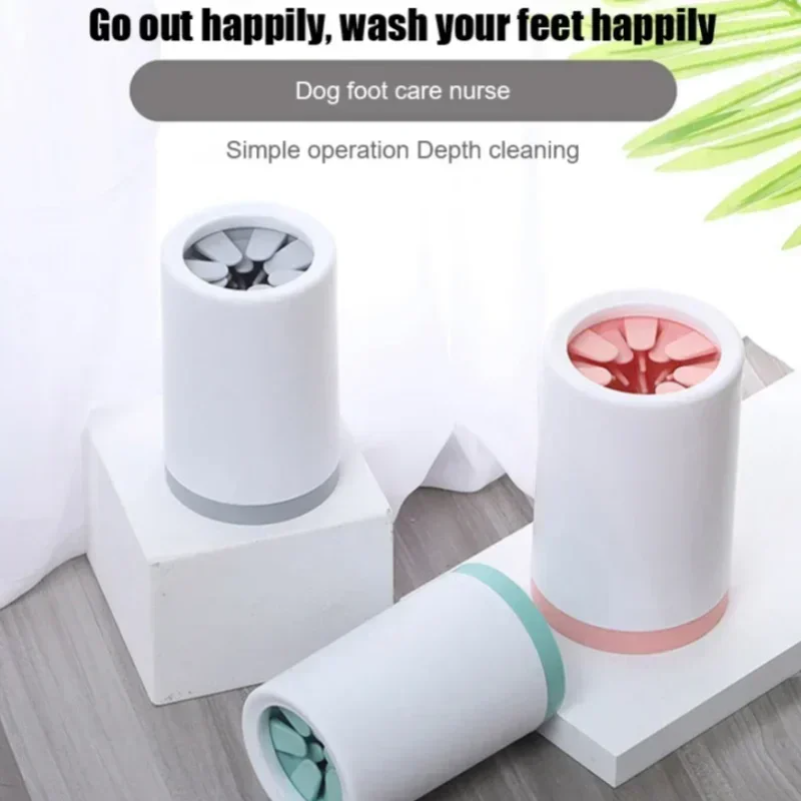 Automatic Pet Foot Washer Cup  - огляд і ціна Dog Paw Cleaner