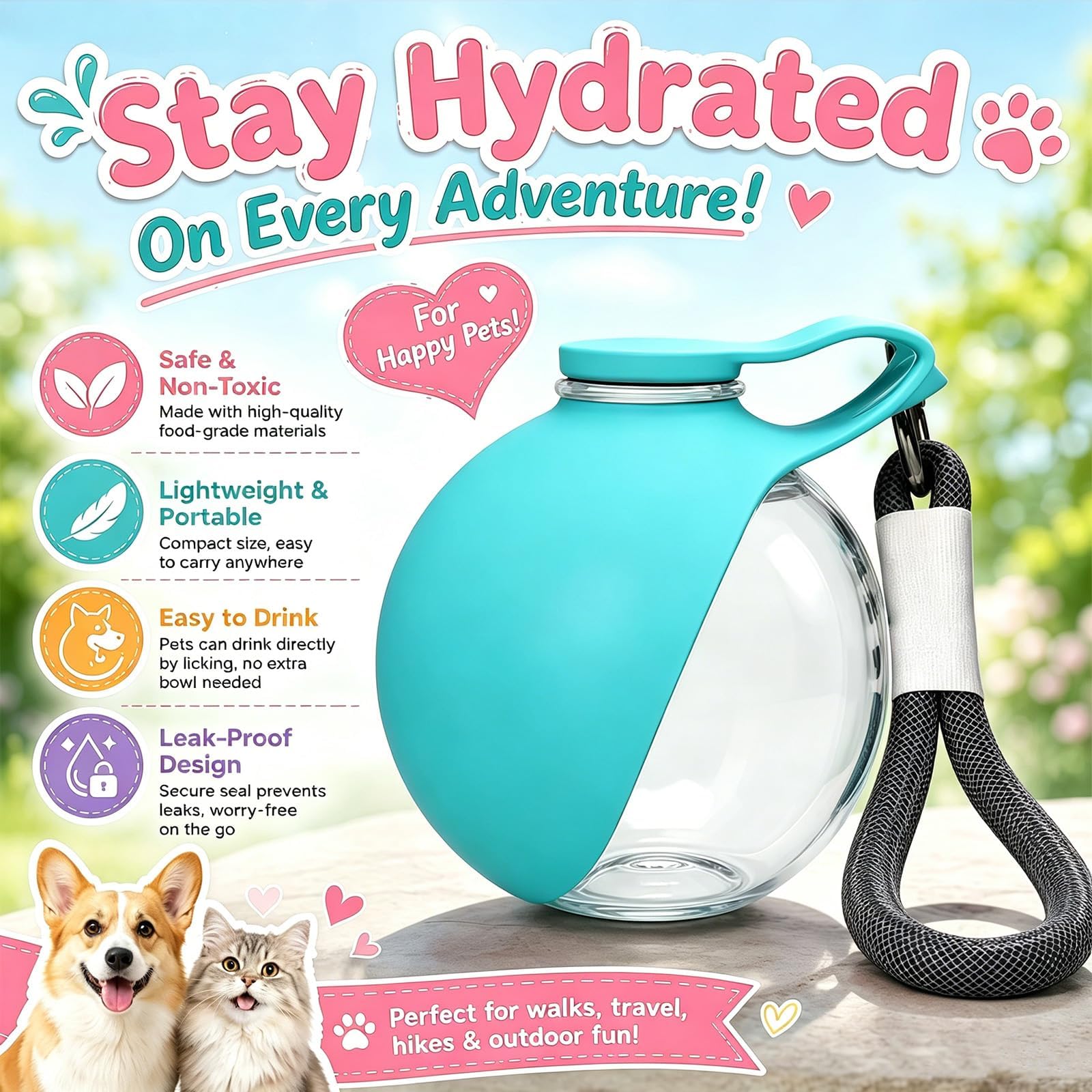 New 2026 2 in 1 Portable Dog W - огляд і ціна Pet Supplies Dropshipping