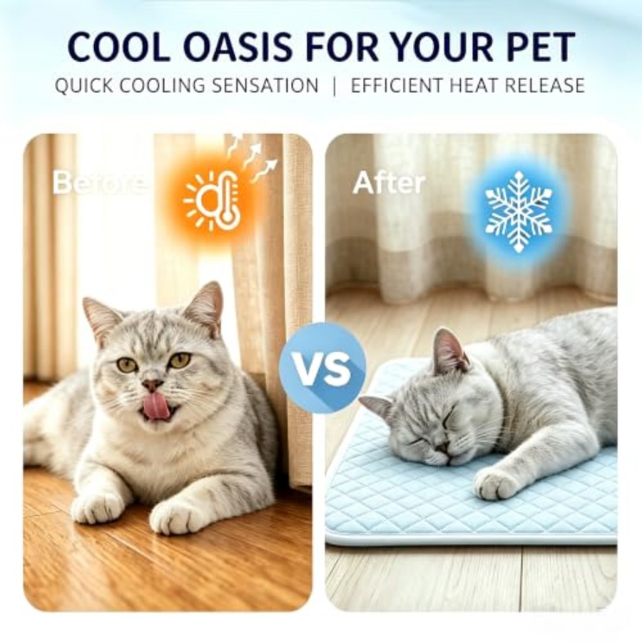 Dog Cooling Mat  Self Cooling  - огляд і ціна Dog Cooling Mat