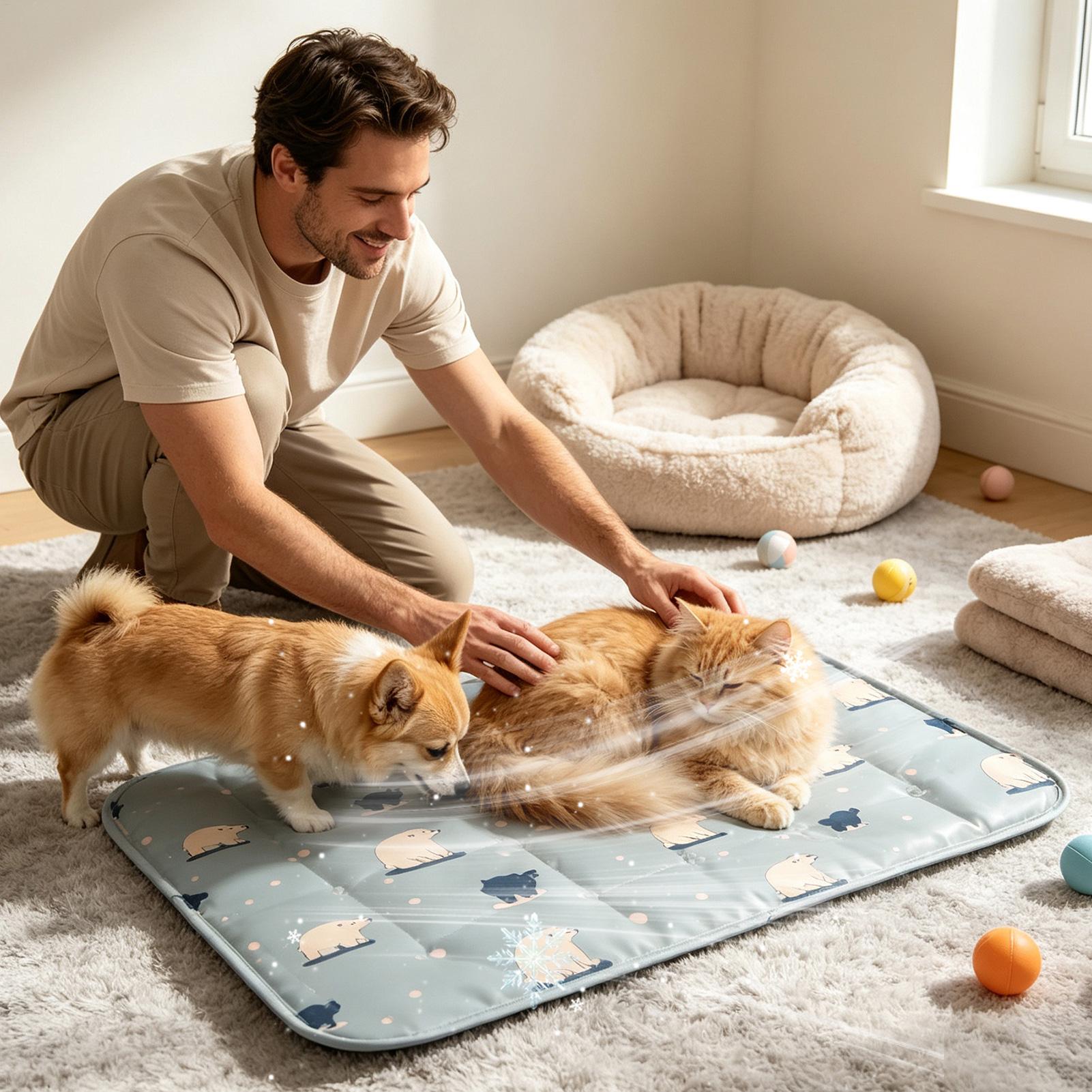 Dog Cooling Mat 15.8x11.8 Inch - огляд і ціна Dog Cooling Mat
