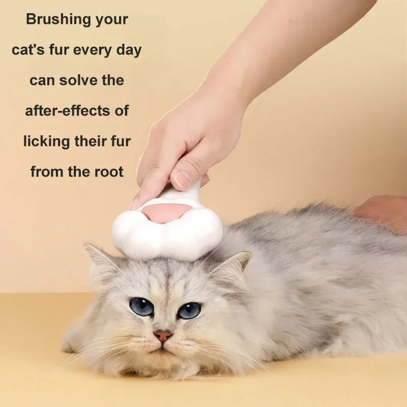 Cute Cat Paw Grooming Brush Pe - огляд і ціна Pet Supplies Dropshipping