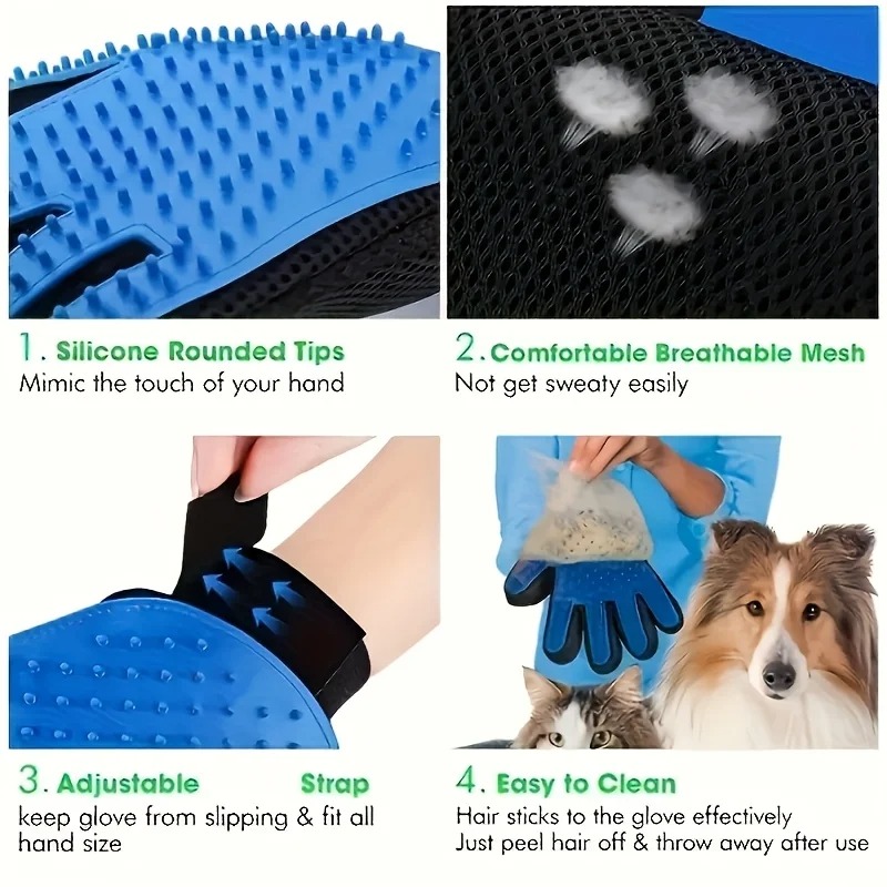 Pet Hair Glove Comb Pet Dog Ca - огляд і ціна Pet Supplies Dropshipping